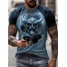 Summer round neck printed street T-shirt HF2003-04-01